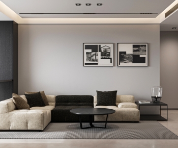 Modern A Living Room-ID:448163994
