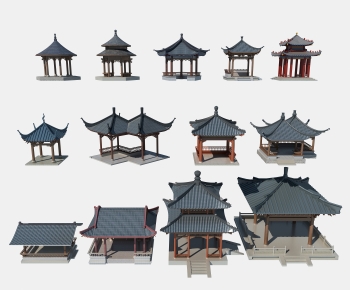 Chinese Style Ancient Architectural Buildings-ID:946443082