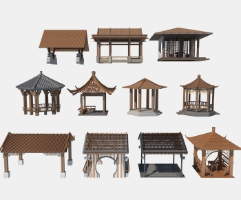 Chinese Style Ancient Architectural Buildings-ID:428960089