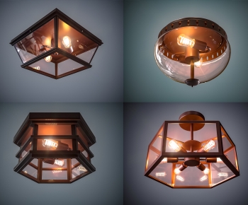 American Style Ceiling Ceiling Lamp-ID:131737955