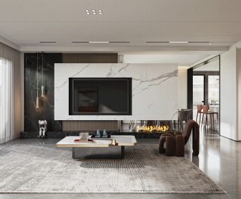 Modern A Living Room-ID:783799899