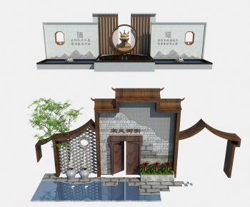 Chinese Style Building Component-ID:999140023