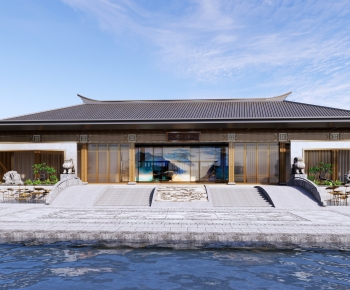 New Chinese Style Villa Appearance-ID:217200992