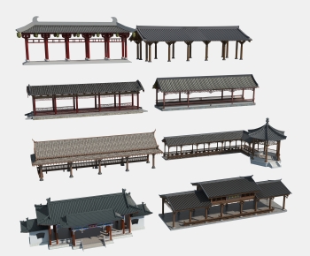 Chinese Style Ancient Architectural Buildings-ID:260200986