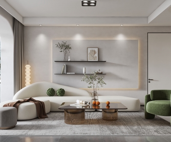 Modern A Living Room-ID:942910912