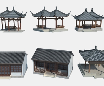 Chinese Style New Chinese Style Ancient Architectural Buildings-ID:140631914