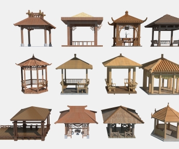 Chinese Style New Chinese Style Ancient Architectural Buildings-ID:481060033