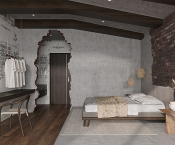 Industrial Style Bedroom-ID:992954021