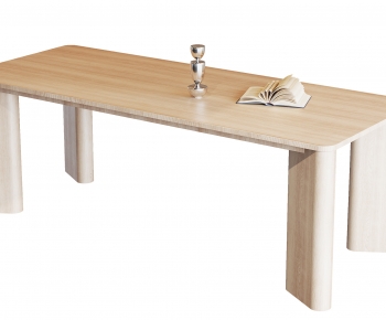 现代实木餐桌-ID:383277896