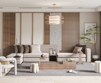 Modern A Living Room-ID:739579291