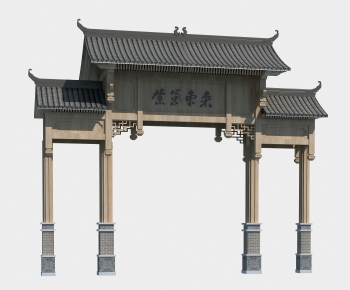 Chinese Style Ancient Architectural Buildings-ID:435060022