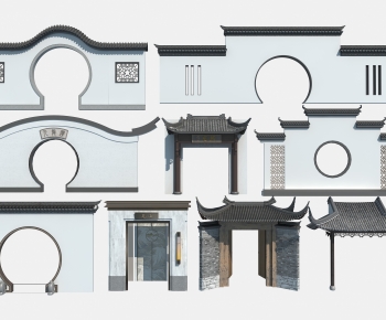 Chinese Style Building Component-ID:760315901