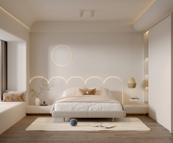 Wabi-sabi Style Bedroom-ID:782689094