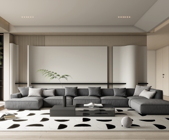 Modern A Living Room-ID:819426063