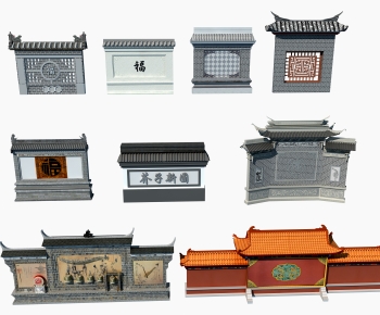 Chinese Style Building Component-ID:753458985