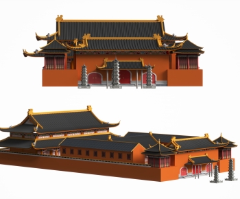 Chinese Style Building Appearance-ID:279881952