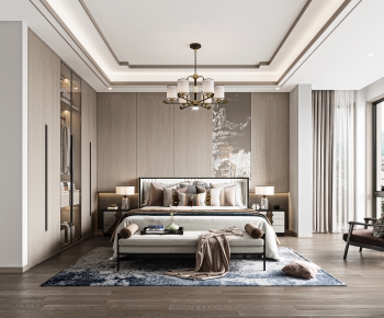 New Chinese Style Bedroom-ID:477922922