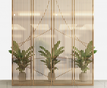 Modern Metal Screen Partition-ID:140933041