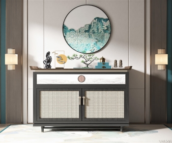 New Chinese Style Decorative Cabinet-ID:844646935