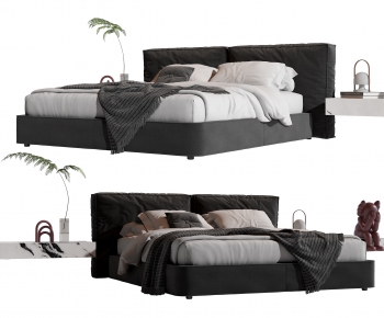 Modern Double Bed-ID:801429995