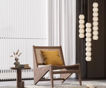 Modern Wabi-sabi Style Lounge Chair-ID:860871084