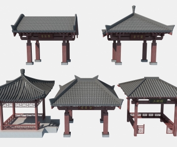 Chinese Style Ancient Architectural Buildings-ID:281968126