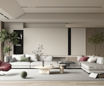 Modern A Living Room-ID:490219654