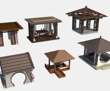 New Chinese Style Building Component-ID:826884985