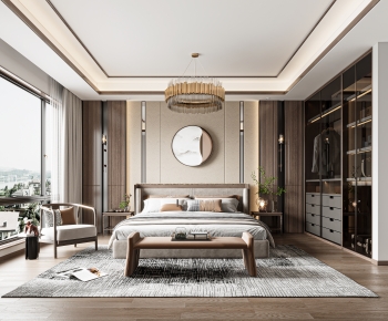 New Chinese Style Bedroom-ID:847773084