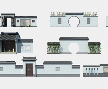 Chinese Style Building Component-ID:488622909