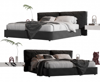 Modern Double Bed-ID:799105886