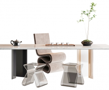 Modern Computer Desk And Chair-ID:785475974