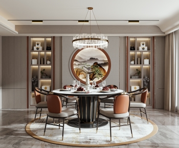 New Chinese Style Dining Room-ID:577313909