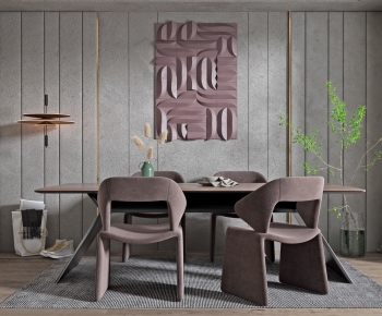 Modern Dining Table And Chairs-ID:850646978