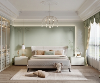 French Style Bedroom-ID:912301064