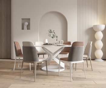 Modern Dining Table And Chairs-ID:425201891