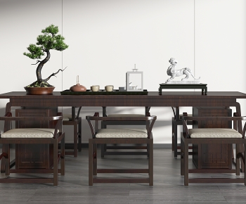 New Chinese Style Tea Tables And Chairs-ID:640405899