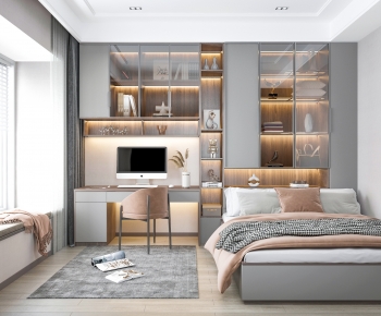 Modern Bedroom-ID:461345915