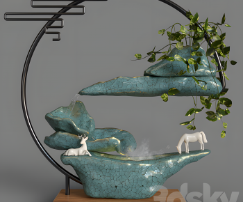 New Chinese Style Decorative Set-ID:655601981