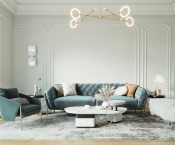 French Style Sofa Combination-ID:706974033