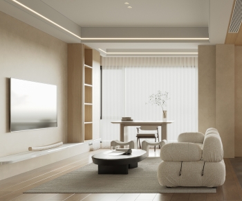 Wabi-sabi Style A Living Room-ID:349123954
