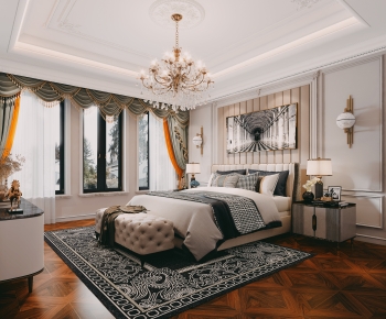 Simple European Style Bedroom-ID:172189001