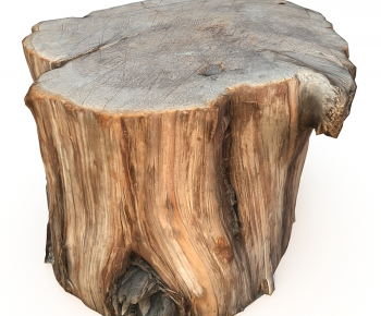 现代自然风原木木墩凳子-ID:154572014