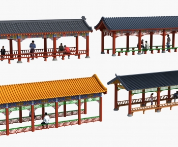 New Chinese Style Ancient Architectural Buildings-ID:716036082