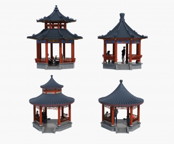 Chinese Style Ancient Architectural Buildings-ID:649194968