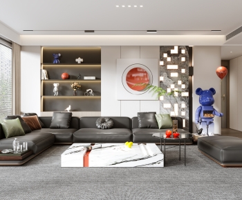 Modern A Living Room-ID:277920969