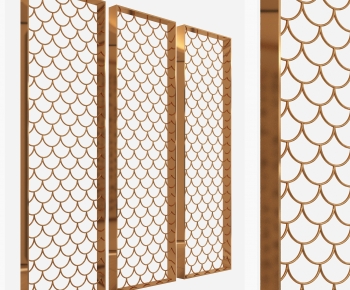 Modern Metal Screen Partition-ID:708265072