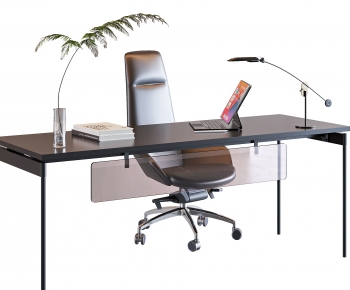 Modern Computer Desk And Chair-ID:322508103