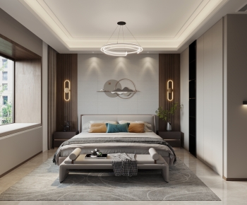 New Chinese Style Bedroom-ID:279504069