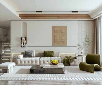 Modern A Living Room-ID:979154119